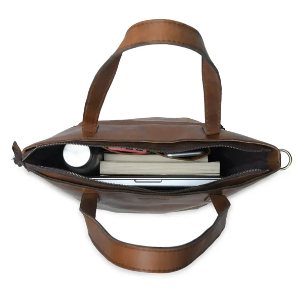 Leather Tote Bag - SAINT STAG