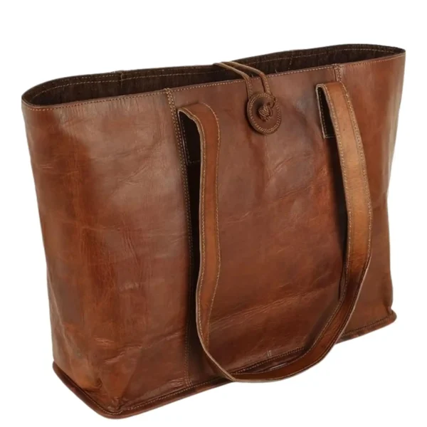 Leather Tote Bag - SAINT STAG