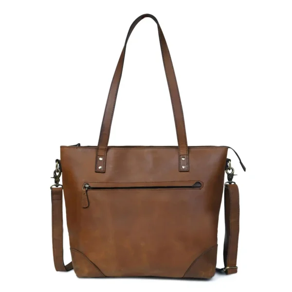Leather Tote Bag - SAINT STAG