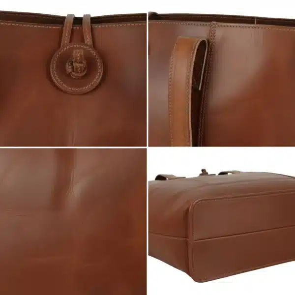 Leather Tote Bag - SAINT STAG