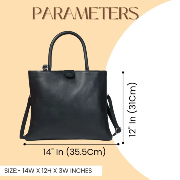 Leather Tote Bag - SAINT STAG