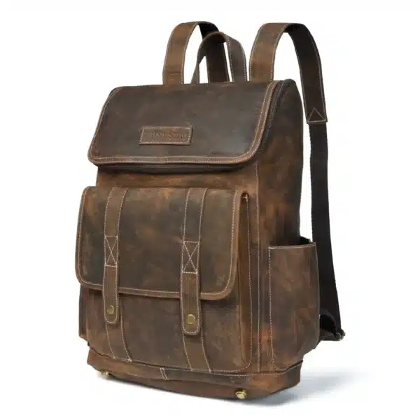 leather backpack saintstag